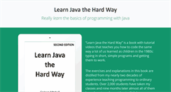 Desktop Screenshot of learnjavathehardway.org